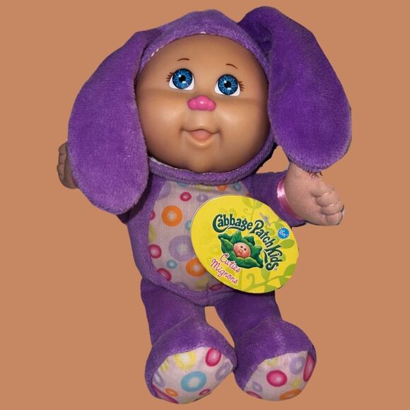 2012 NWT Easter Cabbage Patch Kids Cutie Purple Bunny - Picture 6 of 6